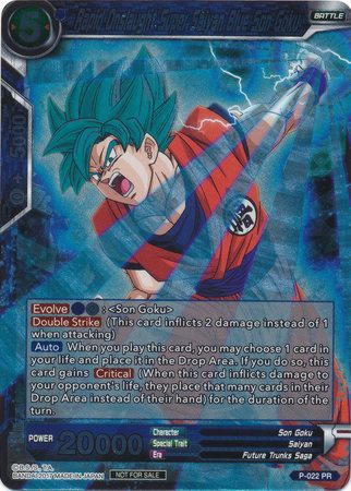 RAPID ONSLAUGHT SUPER SAIYAN BLUE SON GOKU P 022 FOIL PROMO