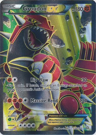 Groudon Ex Full Art Ultra Rare Misato Comics