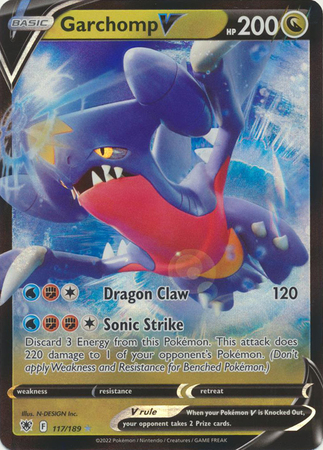 Carta Pokémon Garchomp V Astro Estrelas Radiantes Original