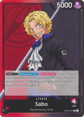 SABO - OP05-001 - LEADER » Misato Comics